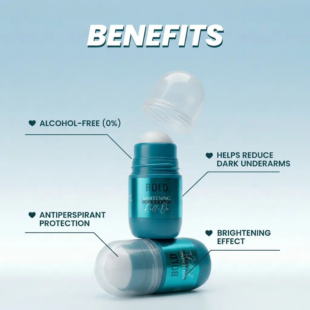 Bold Whitening Deodorant Roll-On OFFER 1+50% 50 ML