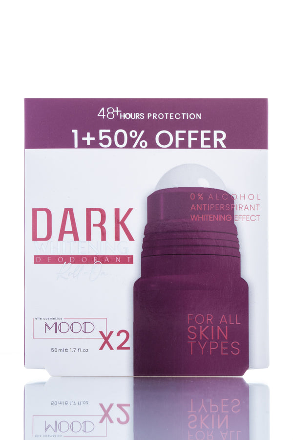 MOOD DARK WHITENING DEODORANT ROLL ON OFFER 1+50% 50ML