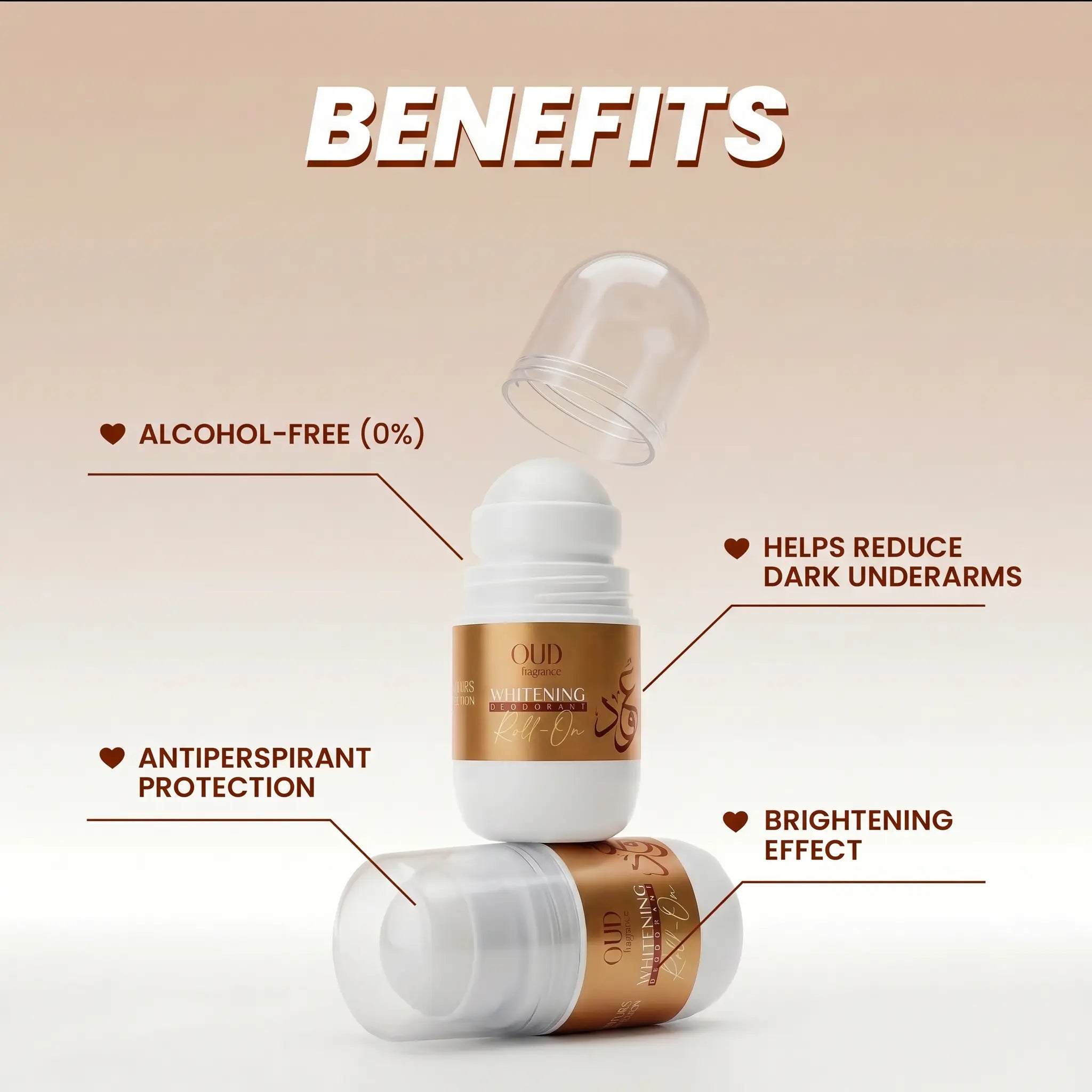 Oud Whitening Deodorant Roll-On 50 ML