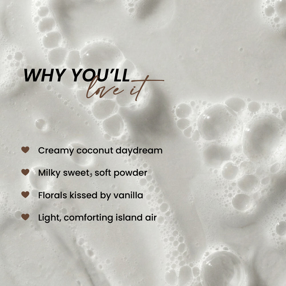 MOOD Creamy Coconut Shower Gel 750ML scented Shower Gel routine