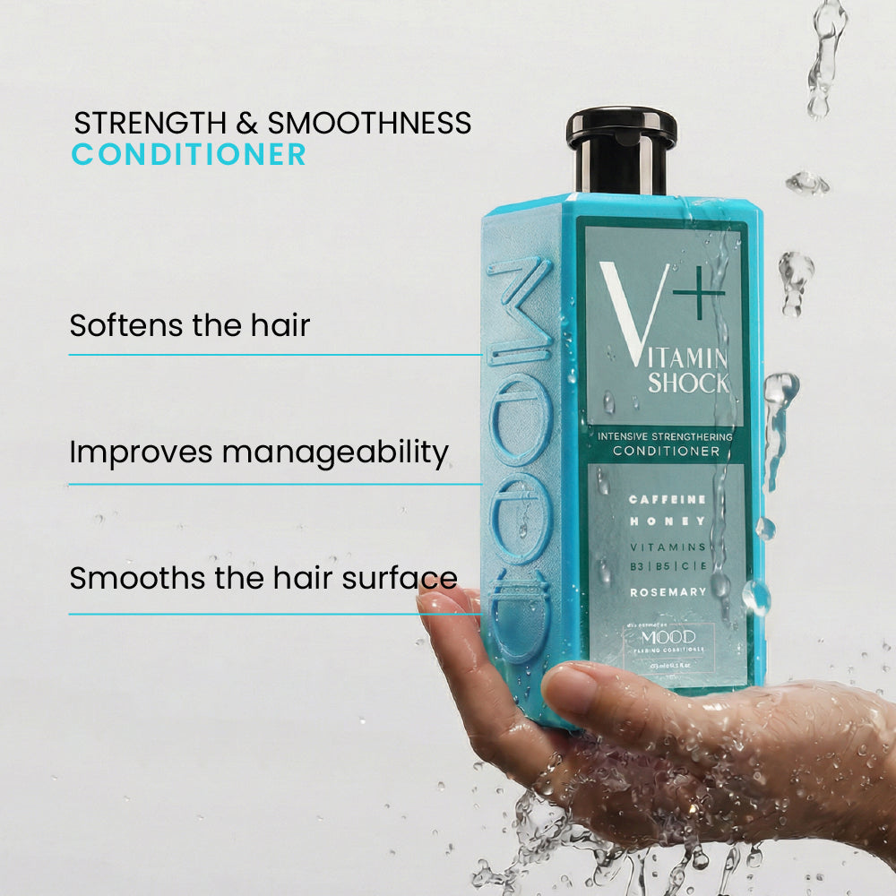 MOOD Vitamin Shock Plus Intensive Strengthening Conditioner 400ML benefits and key ingredients