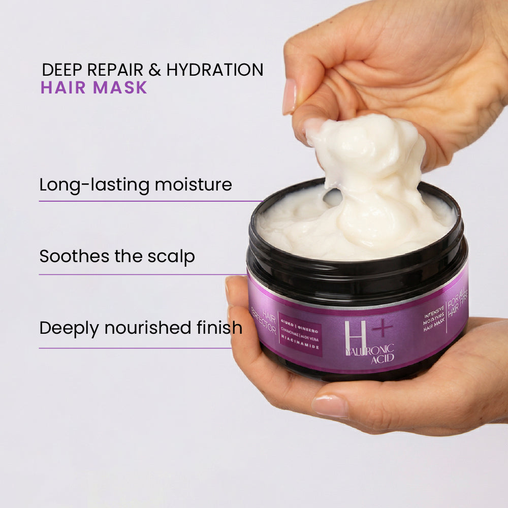 MOOD Hyaluronic Acid Plus Intensive Moisture Hair Mask (200ML) benefits and key ingredients