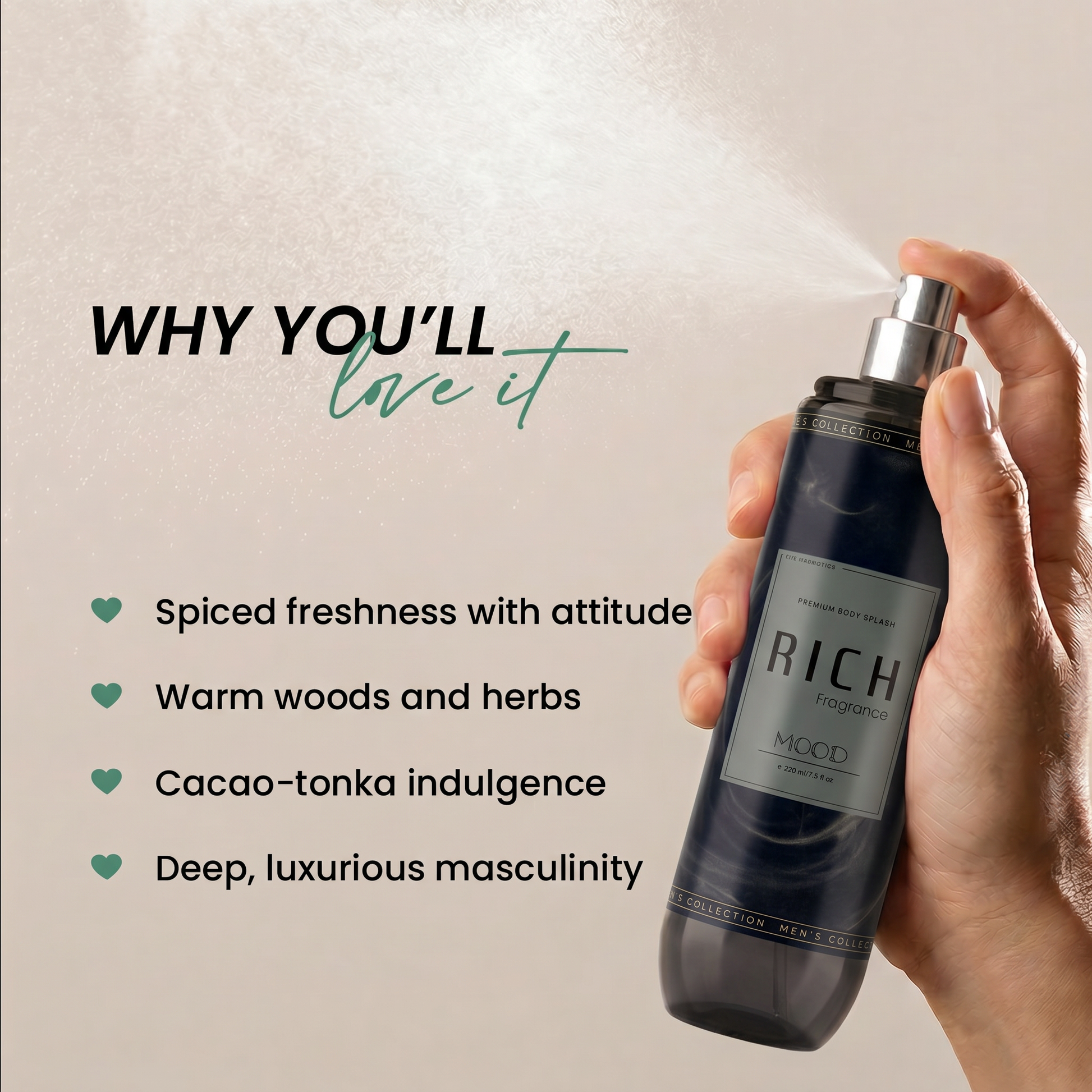 MOOD Rich Body Splash 220ML image 3