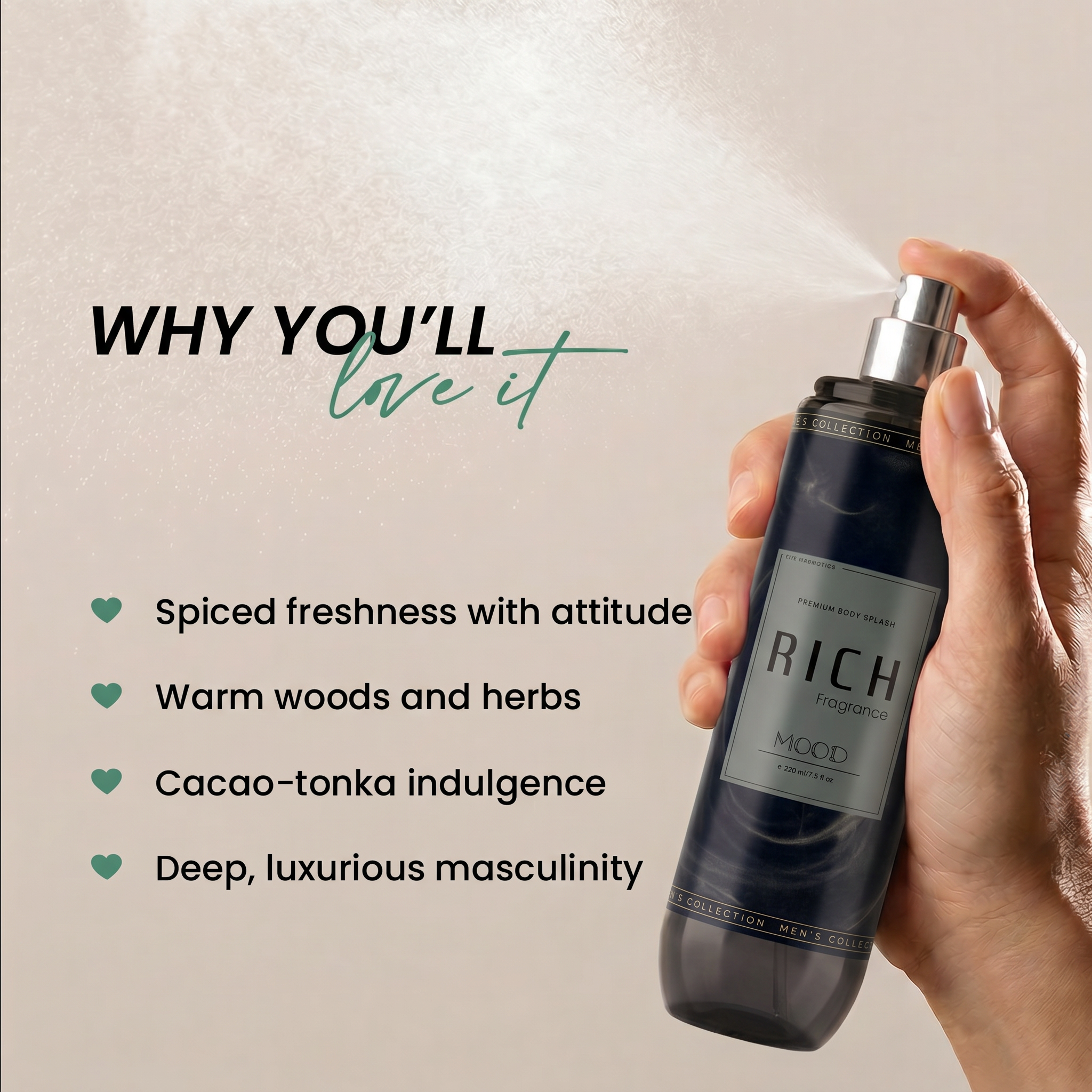 MOOD Rich Body Splash 220ML image 3
