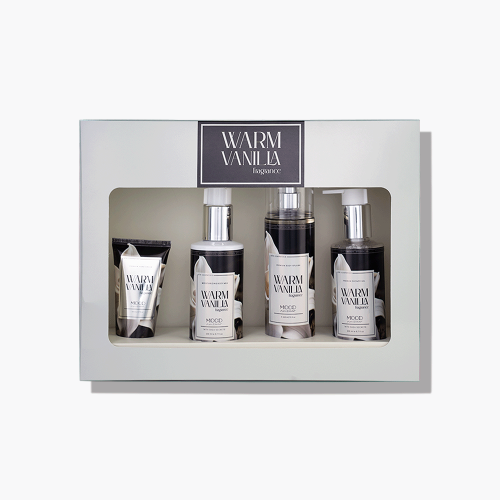 MOOD All-Over Warm Vanilla body care set
