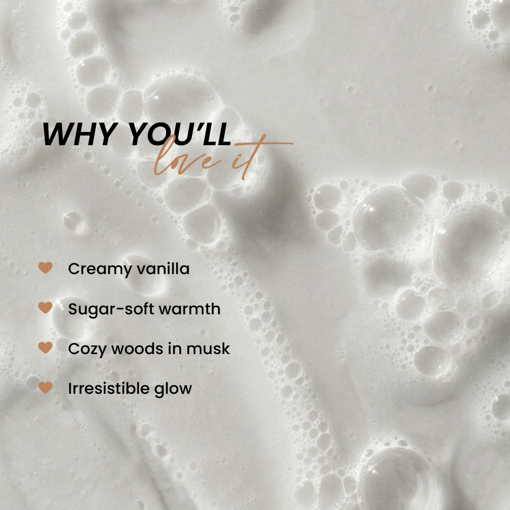 MOOD Warm Vanilla Shower Gel 750ML scented Shower Gel routine