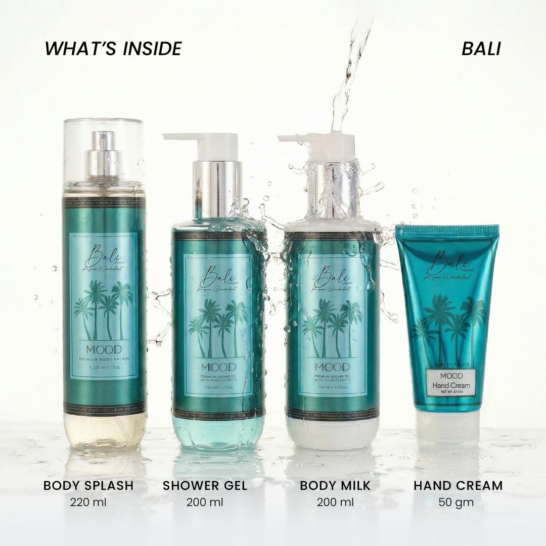 What is inside MOOD All-Over Bali Set