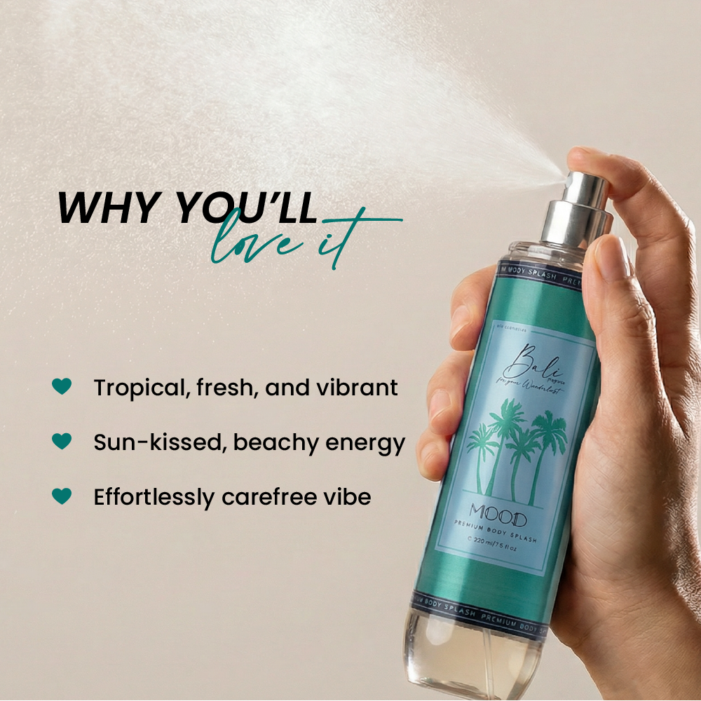 MOOD Bali Body Splash 220ML benefits and key ingredients