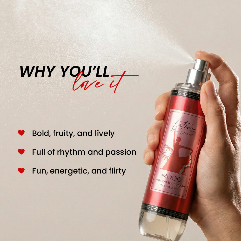 MOOD Latino Body Splash 220ML benefits and key ingredients