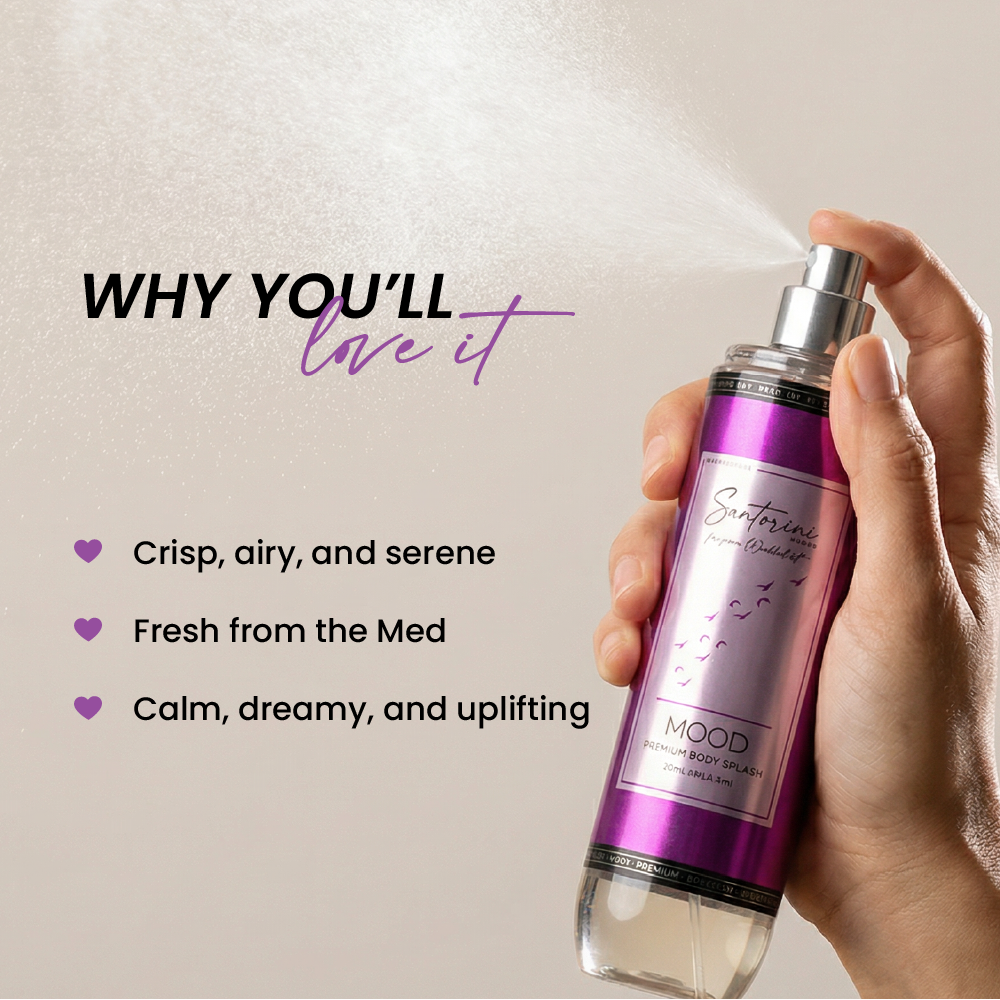 MOOD Santorini Body Splash 220ML benefits and key ingredients